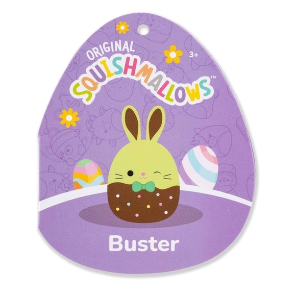 Squishmallows Original 12in Buster The Chocolate-Dipped Green Chocolate Bunny - Picture 6 of 6